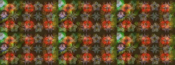 Raster Noel soyut renkli arka plan ve tatlı kar tanesi. Farklı kar taneleri toplayıcısı, kahverengi, yeşil ve gri renklerde kış elementleri..