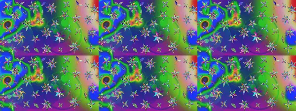 Klasik taslak çizimi. Raster çiçek izi. Çiçek yeşili çizim deseni.