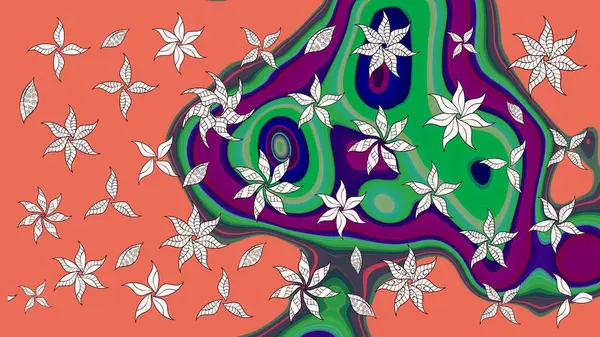 Raster şirin suluboya çiçek desenleri çiziyor. Büyük bir çiçek boyası seti. Kartlar, davetiyeler, tarih kartları ve daha fazlası için kullanılabilir.