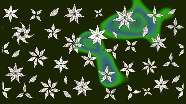 Modaya uygun kumaş deseni. Raster illüstrasyonu. Tony 'nin kumaş kalıbını çiz. Küçük çiçekte sevimli çiçek deseni var..