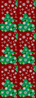 Bahar çiçekleriyle güzel bir çiçek deseni çizmişsin. Raster illüstrasyonu. Güzel kumaş deseni.