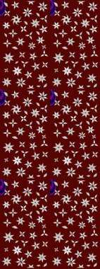 Zarif, parlak ve kırmızı çiçek desenli eskiz. Sabıka baskıları, bebek kıyafetleri, duvar kâğıtları, paket kutuları vb..