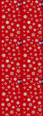 Yumuşak, yaz çiçekli arka plan. Çiçekli karalama şeklinde Raster çiçek deseni. Kırmızı renkte çiçekler.