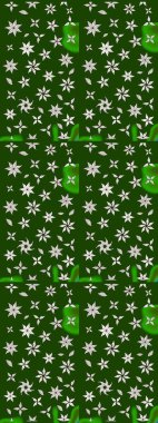 Raster illüstrasyonu. Robot resim. Küçük çiçekte sevimli çiçek deseni var..