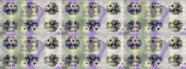 Raster illüstrasyonu. Şirin çiçekli eskiz deseni ve nötr, gri ve bej renklerde yapraklar, suluboya çiçek deseni, duvar kağıdı, kart veya kumaş için fayanslı.