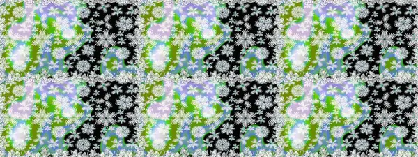 Moda baskıları için zarif bir şablon. Modern çiçek arkaplanı. Rengarenk çiçekleri ve yaprakları tarafsız ve yeşil renklerde inanılmaz kusursuz çiçek deseni. Halk stili.