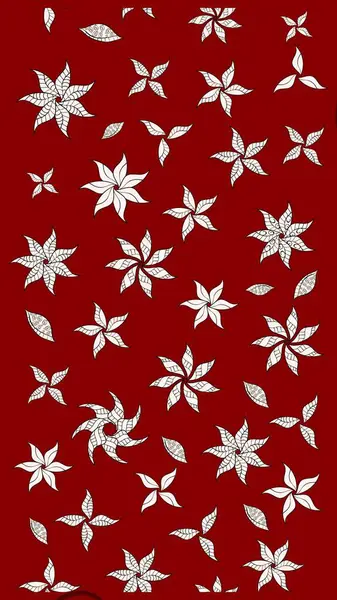 Raster. Raster illüstrasyonu. Kumaş, tekstil, duvar kağıdı baskısı için. Tomurcukları çiçek olan sevimli bir çiçek deseni. Eski usul. Taslak arkaplan.