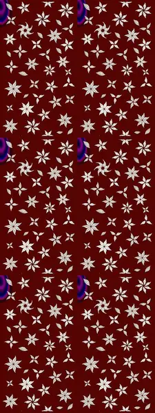 Zarif, parlak ve kırmızı çiçek desenli eskiz. Sabıka baskıları, bebek kıyafetleri, duvar kâğıtları, paket kutuları vb..