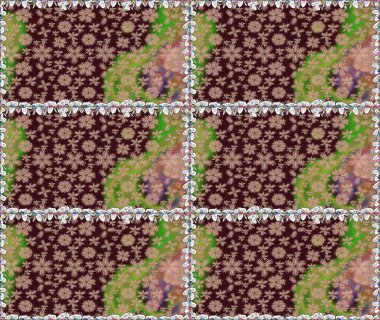 Çiçek rengi eskiz deseni. Klasik taslak çizimi. Raster Yumuşak kumaş deseni. Raster çiçek izi..