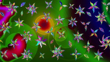 Beautiful watercolor Bouquet of summer flowers sketch pattern. Nice fabric pattern.