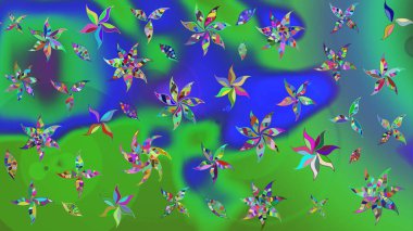 Tekstil, kumaş, kapaklar, duvar kağıtları, baskı, naylon, koleksiyon defteri, örgü, dekupaj için güzel bir eskiz. Küçük yeşil çiçeklerle oldukça kaliteli besin torbası deseni.