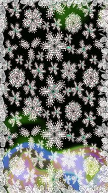 Süslü, dikişsiz, soyut çiçeklerle süslenmiş. Çiçek deseni duvar kağıdı, desen dolguları ve web sayfası arka planı için kullanılabilir. Şekillendirilmiş çiçeklerle kusursuz desen.