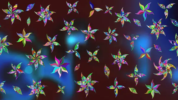 Çiçek tasarımı için inanılmaz bir kolaj cenneti tarzı. Parlak çiçekli kolaj çiçekleri kahverengi. Çiçekli zambaklar eskiz arka planı.