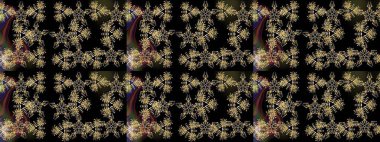 Modern tasarım posteri, kapak resmi, siyah ve kahverengi renkli kart tasarımı. Retro stil dokusu, şablon kış elementleri. Kar taneleri tasarımı. Moda olmuş kar taneleri ve elementler Memphis kartları.