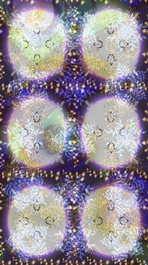 Raster illüstrasyonu. Kar taneli desen. Raster Noel soyut renkli arkaplan ve düşen kar tanesi..