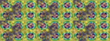 Renkli elementlerle Raster ilginç desen.