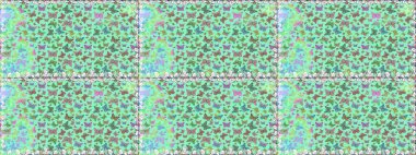 Mavi ve yeşilde güzel, pürüzsüz bir kelebek örtüsü. Giysi kumaşı için böcek dokusu parçası tekrarlanıyor. Sonsuz. Bahar Kelebeği teması. Çizim, karalama, karalama. Raster illüstrasyonu.