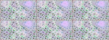 Raster illüstrasyonu. Tekstil, duvar kâğıtları, web sayfası arkaplanları ve yüzey dokuları için mükemmel. Tarafsız ve gri renklerde sevimli kelebek deseni. Tropikal temada kelebek çiçek deseni.