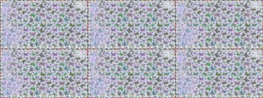 Raster illüstrasyonu. Rastgele gri ve nötr kelebekler sevimli desenler. Kelebek gri ve nötr arka planda. Kusursuz. Davet, kart, yazdırma için basit kadınsı desen.