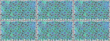 Mavi ve yeşil arka planda güzel renkli bir kelebek. Tropik gerçekçi kelebek. Raster. Kelebek tasviri. Sırtın için parlak bir dövme..