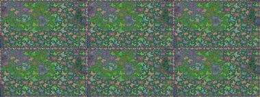 Davetiye, kart ve parmak izi için basit kadınsı bir model. Giysiler için böcek kumaşı klipsleri tekrarlanıyor. Yeşil ve mavi renkteki kusursuz kelebek şablonu. Uçan kelebek keten temalı Raster sanatı