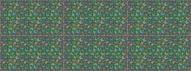 Raster illüstrasyonu. Mavi ve gri renkte sanat kelebekleri. Albüm için resim. Renkli kelebeklerin kusursuz arka planı.