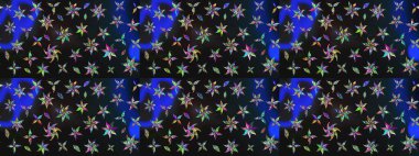 Botanik çizim kalıbı. Raster deseni. Suluboya etkisi. Organik elementler.