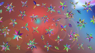 Çiçek tasarımı için inanılmaz bir kolaj cenneti tarzı. Parlak çiçekli kolaj çiçekleri kahverengi. Çiçekli zambaklar eskiz arka planı.