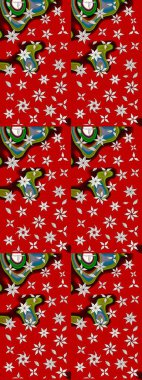 Süslü kumaş deseni. Raster deseni. Çiçekli çiçek deseni, suluboya..