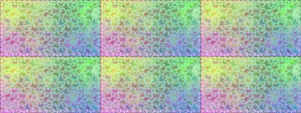 Kumaş, tekstil, baskı ve davetiye. Tarafsız ve mavi soyut arka planda gece kelebekleri. Kusursuz. Raster illüstrasyonu.