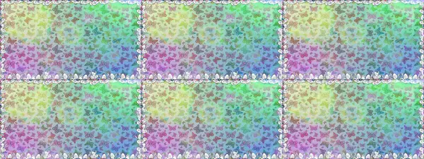 Erkekler, kızlar, elbiseler, duvar kağıtları için soyut, pürüzsüz desen. Raster illüstrasyonu. Sonsuz. Kelebeklerle kusursuz desen. Çizim, karalama, karalama.