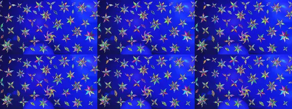 Zarif, parlak ve mavi çiçek desenli tasarım. Sabıka baskıları, bebek kıyafetleri, duvar kâğıtları, paket kutuları vb..