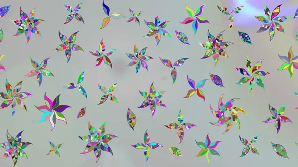 Yumuşak pamuk tasarımı. Raster 'ın taze dokusu. Paketleme, tekstil, duvar kâğıdı için çiçek eskizi. Yumuşak fayans. Klasik çiçek deseni.