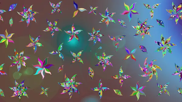 Çiçek desenli eskiz. Kahverengi renkli çiçekler. Tişört baskısı için çiçek boyama rasteriName.