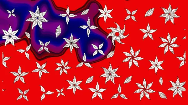 Çiçek arkaplan. Raster illüstrasyonu. Çiçekli tebrik kartı. Kırmızı renklerde. Doğum günü kartı ya da düğün davetiyesi. Suluboya çiçek buketi.