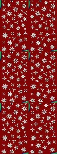 Renkli Bahar Teması eskiz kalıbı. Düz Çiçek Elementleri Tasarımı. Kırmızı renkte çiçekler. Raster illüstrasyonunda çiçek deseni çizimi.