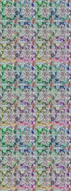 Tarafsız renklerde çiçekler. Renkli Bahar Temalı Kusursuz Arkaplan. Çiçekli, suluboya desenli kusursuz çiçek deseni. Düz Çiçek Elementleri Tasarımı. Raster illüstrasyonu.