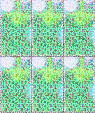 Nakış, egzotik kelebeklerle süslü çiçek eskiz deseni. Giysi tasarımı için mavi arka planda geleneksel Raster halk çiçekleri dekoru. Kart, yazdırma, davet için basit şirin desen.