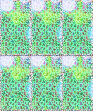 Nakış, egzotik kelebeklerle süslü çiçek eskiz deseni. Giysi tasarımı için mavi arka planda geleneksel Raster halk çiçekleri dekoru. Kart, yazdırma, davet için basit şirin desen.