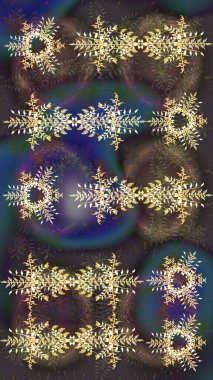 Muhteşem tasarım posteri, kapak tasarımı, kahverengi, gri ve mavi renkli kart tasarımı. Kar taneleri tasarımı. Son moda kar taneleri ve elementler onun kartlarını gösteriyor. Retro biçim dokusu, soyut kış elementleri.