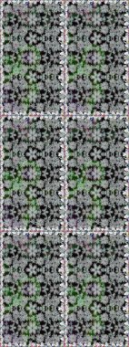 Gri renkli çiçekler. Sevimli çiçek raster deseni. Renkli Yaz Temalı Kusursuz Arkaplan. Düz Çiçek Elementleri Tasarımı.