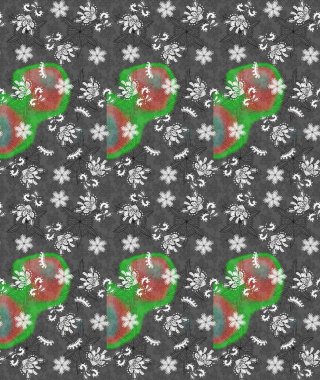 Gri renkli çiçekler. Küçük çiçekte sevimli çiçek deseni var..