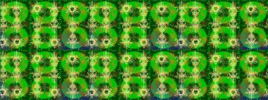 Yuvarlak raster kar tanesi. Güzel kar tanesi. Renkli arka planda izole tatlı kar taneleri. Soyut kış süsü. Raster illüstrasyonu.