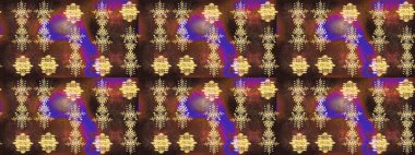 Kar taneleri arka planda. Renkli arka planda izole edilmiş kar tanelerinin düz tasarımı. Kar tanesi süsleme deseni. Kar taneleri deseni. Raster illüstrasyonu.