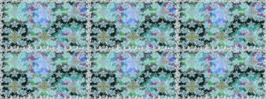 Tekstil tasarımı için mavi renkli geleneksel halk çiçekleri buketi. Çiçeksiz desenli nakış işlemeli gelincikler ve vadi zambaklarıyla.