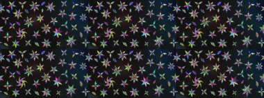 Gri renkli çiçekler. Hediye ambalaj kağıdı, tebrik kartları, posterler ve pankart tasarımı. Raster düz çiçek çizim deseni.