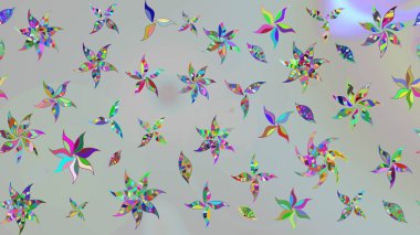 Yumuşak pamuk tasarımı. Raster 'ın taze dokusu. Paketleme, tekstil, duvar kâğıdı için çiçek eskizi. Yumuşak fayans. Klasik çiçek deseni.