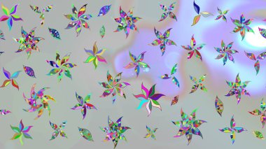 El çizimi çiçek çizimi deseni (fayans). Tekstil için suluboya eskiz deseni. Şirin çiçekli, desenli, gri renkli çizim deseni.