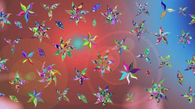 Vadinin çiçekleri kahverengi renklerde. Raster - stok. Eskiz arkaplan modeli. Suluboya, elle çizilmiş.