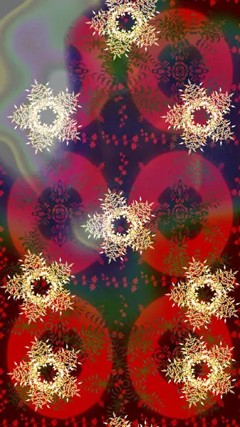 Kar taneleri deseni. Kar tanesi süsleme deseni. Raster illüstrasyonu. Kar taneleri arka planda. Renkli arkaplanda izole edilmiş kar tanelerinin düz tasarımı.